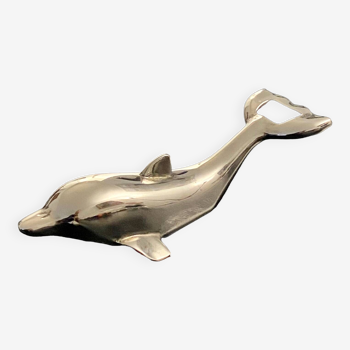 1 dolphin-shaped metal bottle opener