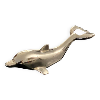 1 dolphin-shaped metal bottle opener