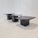 Set of 3 Italian Marble Coffee or Side Tables, 1970s