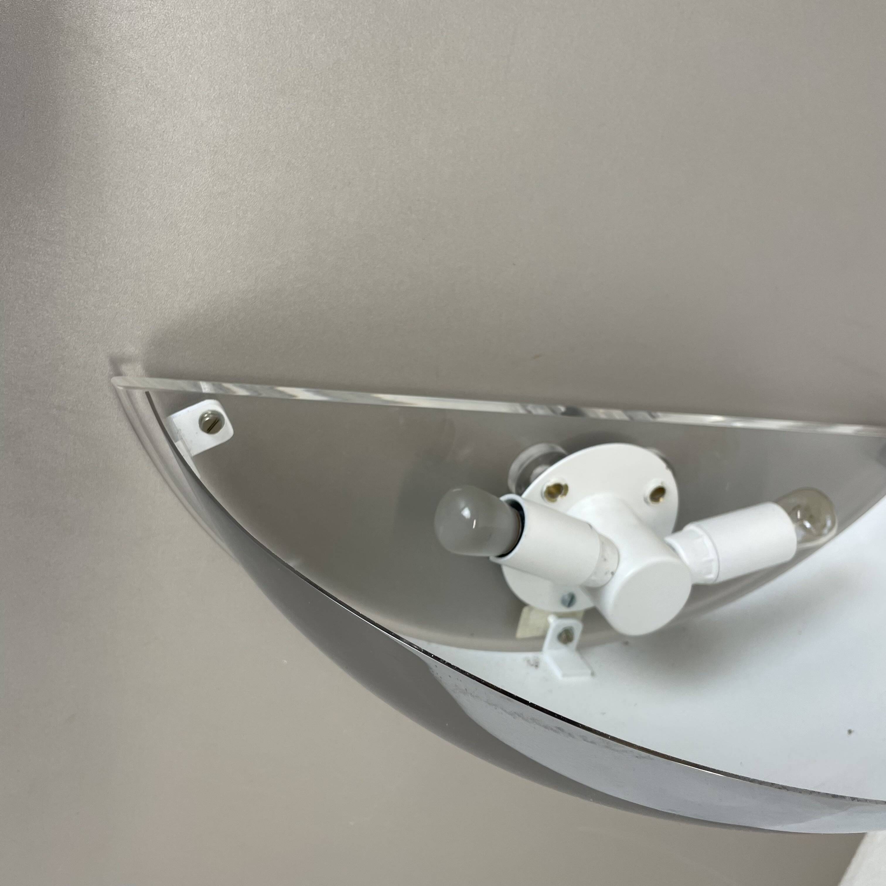 Postmodern wall light made of plexiglass in memphis style by art-line, germany, 1980s