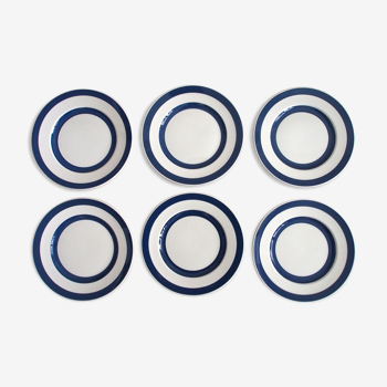 Lot de 6 assiettes plates