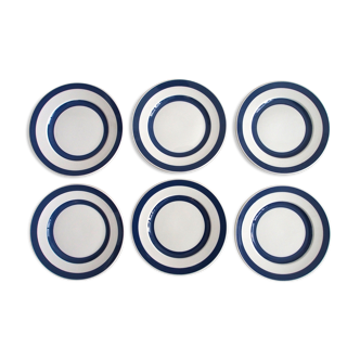 Lot of 6 flat plates