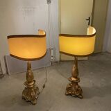Pair of lighting fixtures / torchieres