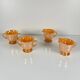 Important Fire-King Peach Lustre "Laurel Leaf" service for 12 people, Anchor Hocking, USA, 1950s.