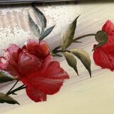 Art Deco, gouache tray under glass, black wood handles, circa 1930