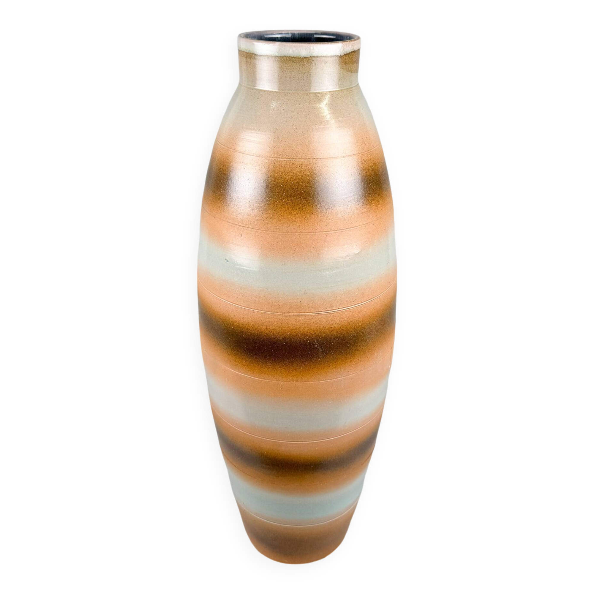 Mid-Century Large Ceramic Floor Vase, Czechoslovakia