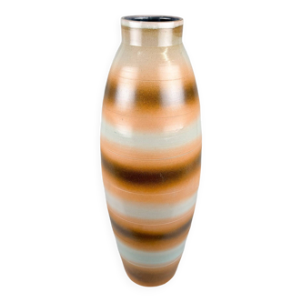 Grand vase de sol en céramique du milieu du siècle, Tchécoslovaquie