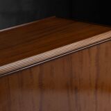 Architectural modernist sideboard, France, mid-20th century