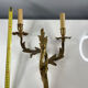 2 antique wall sconces in gilded bronze, Louis XV style