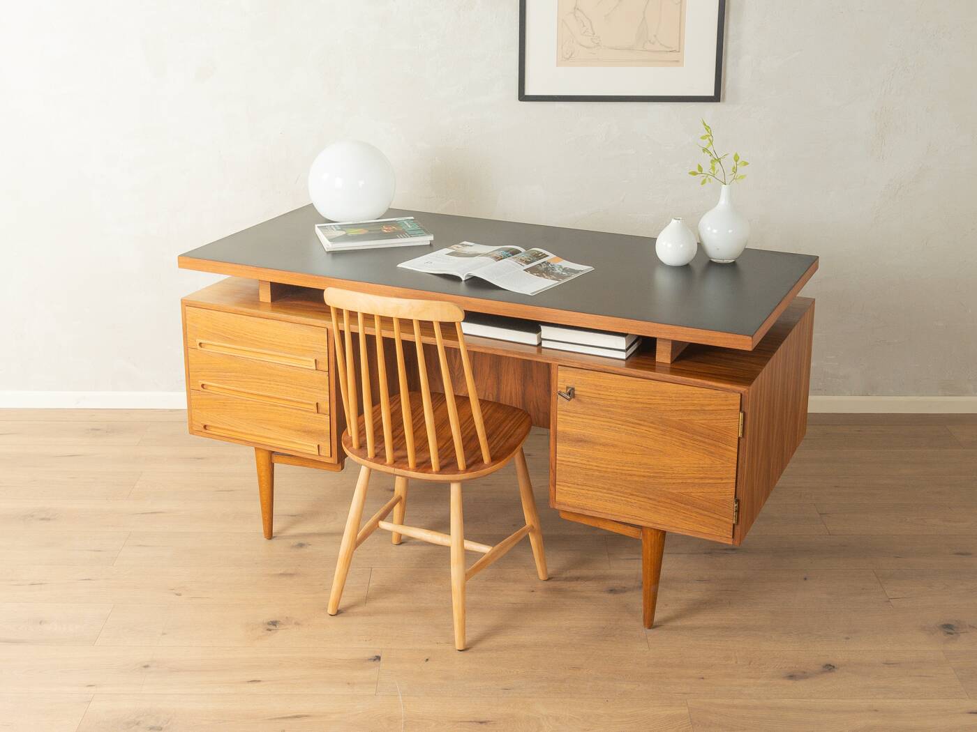 Classic freestanding desk from the 1960s