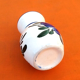 Ceramic vase with floral decoration