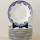 Sarreguemines soup plates, Capri model