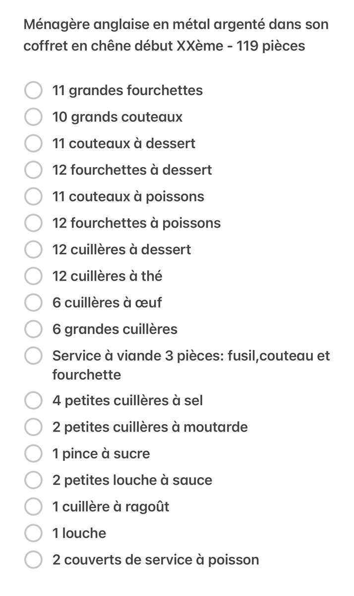 English silver-plated cutlery set in its oak box - early 20th century