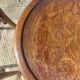 Set of 5 Buchon bistro chairs in curved wood