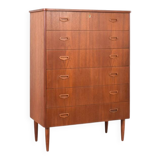 Mid-Century Danish Teak Chest of Drawers, 1960s.