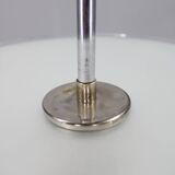 Chandelier en chrome et verre Bauhaus des années 1930, Tchécoslovaquie