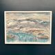 Huile sur toile originale – « Paysage » par Erik Lo – Signé – Vintage