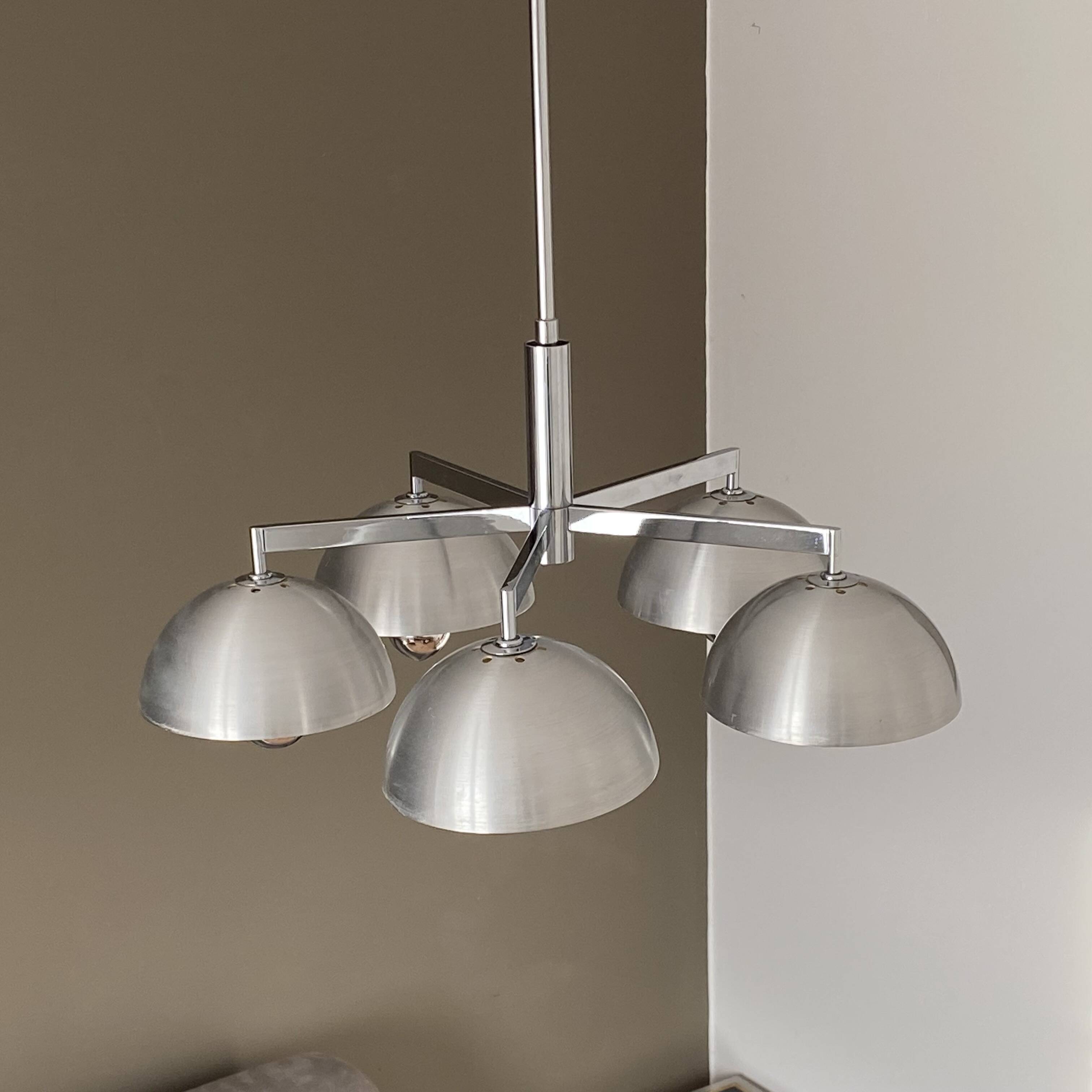 Lustre Sputnik Jean Gandelin. 1970. Space age.