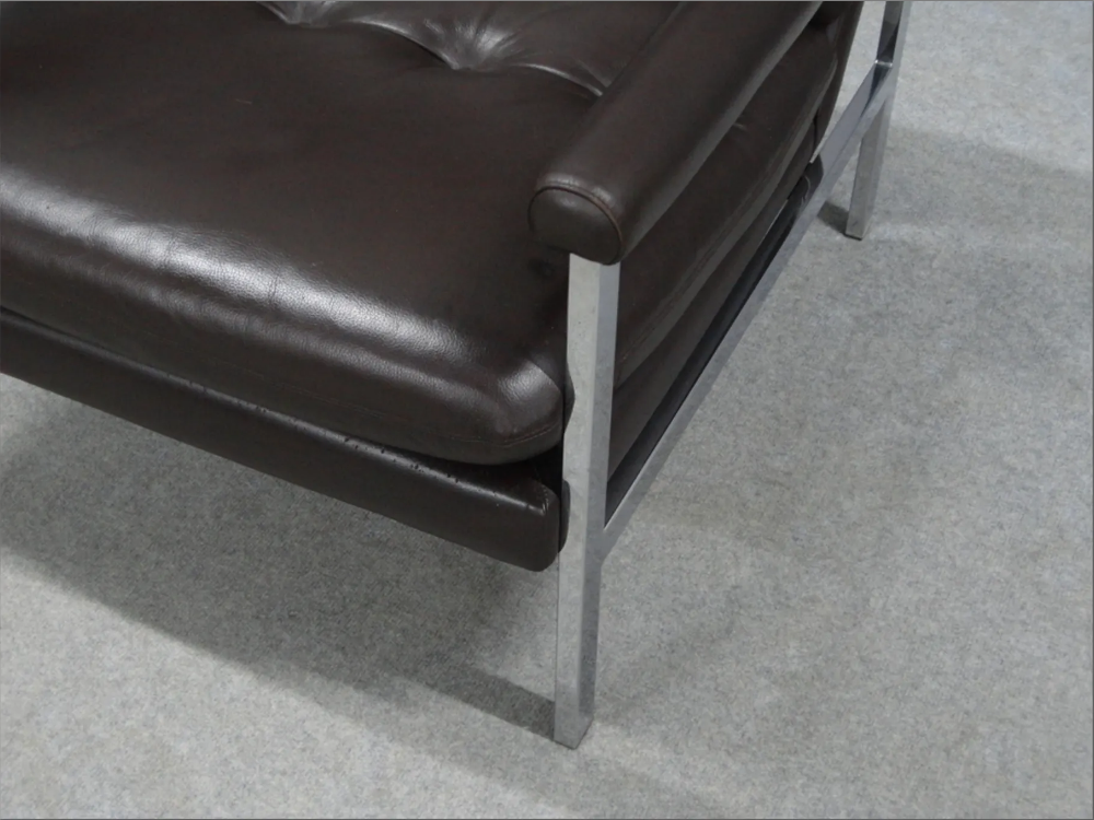 Leather armchair 1970