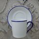 6 cups Haviland Limoges for Rochas blue fillet