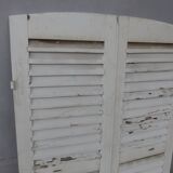 Wooden shutters louvers 2 swings L 49.5 x H 152 cm
