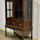 Vitrine anglaise en acajou fin XIXème