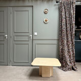 Table basse en travertin vintage