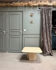 Vintage travertine coffee table