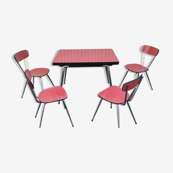Table formica et chaises