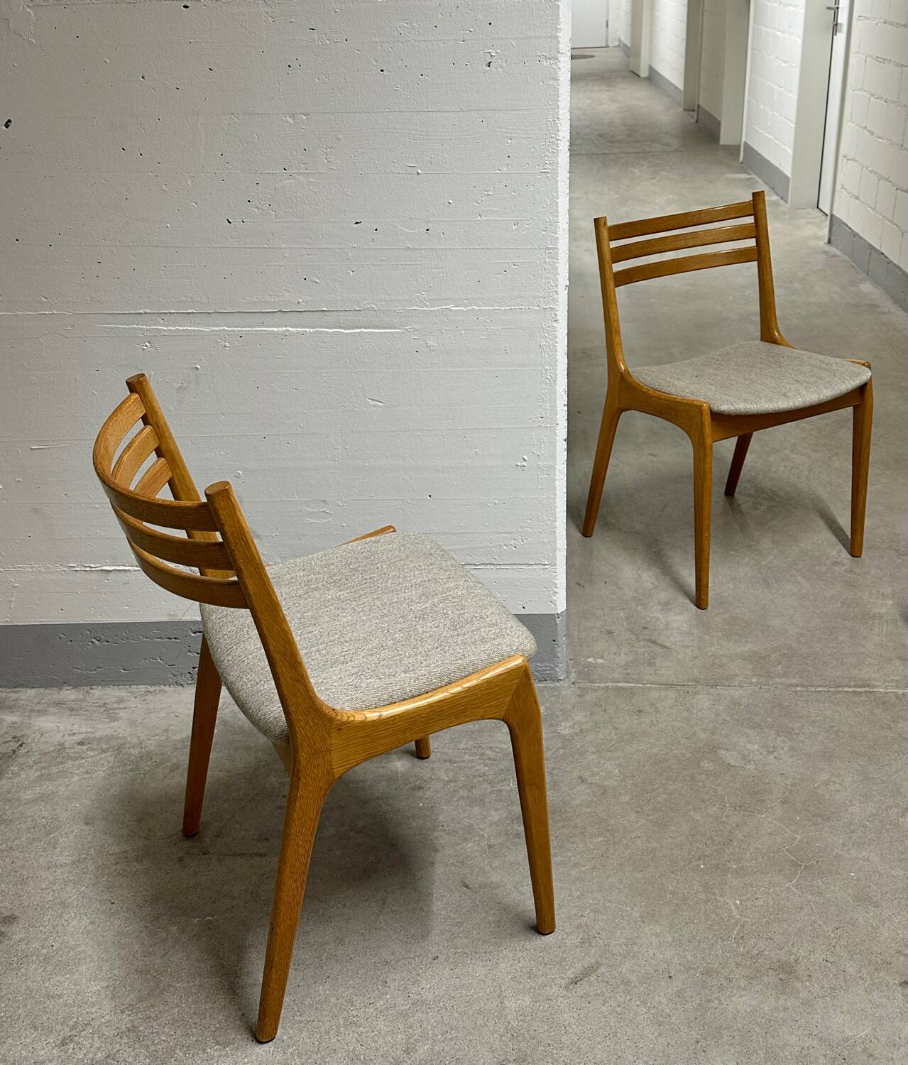 Set of 6 Mid-Century Oak Dining Chairs by KS Møbler