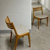 Set of 6 Mid-Century Oak Dining Chairs by KS Møbler