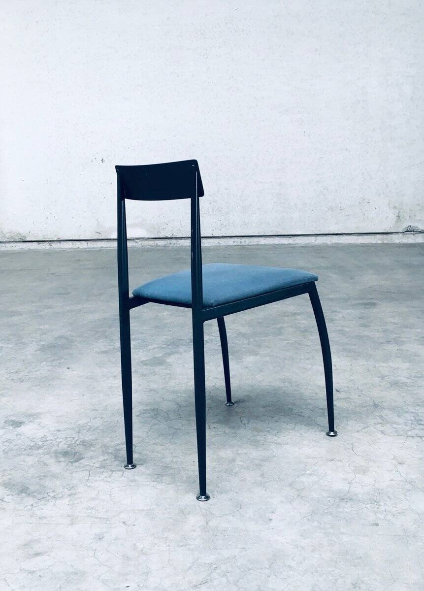 Postmodern Lolly Dining Chair Set from Fly Line, Italy, 1980s, Set of 9