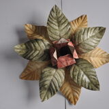 Flower shaped vintage wall sconce