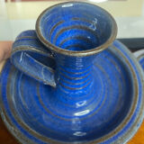 Signed ceramic candlesticks