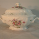 Lot Soupière and saucier Porcelaine hard Georges boyer