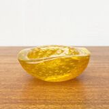 Vintage Italian Bullicante Glass Bowl from Murano
