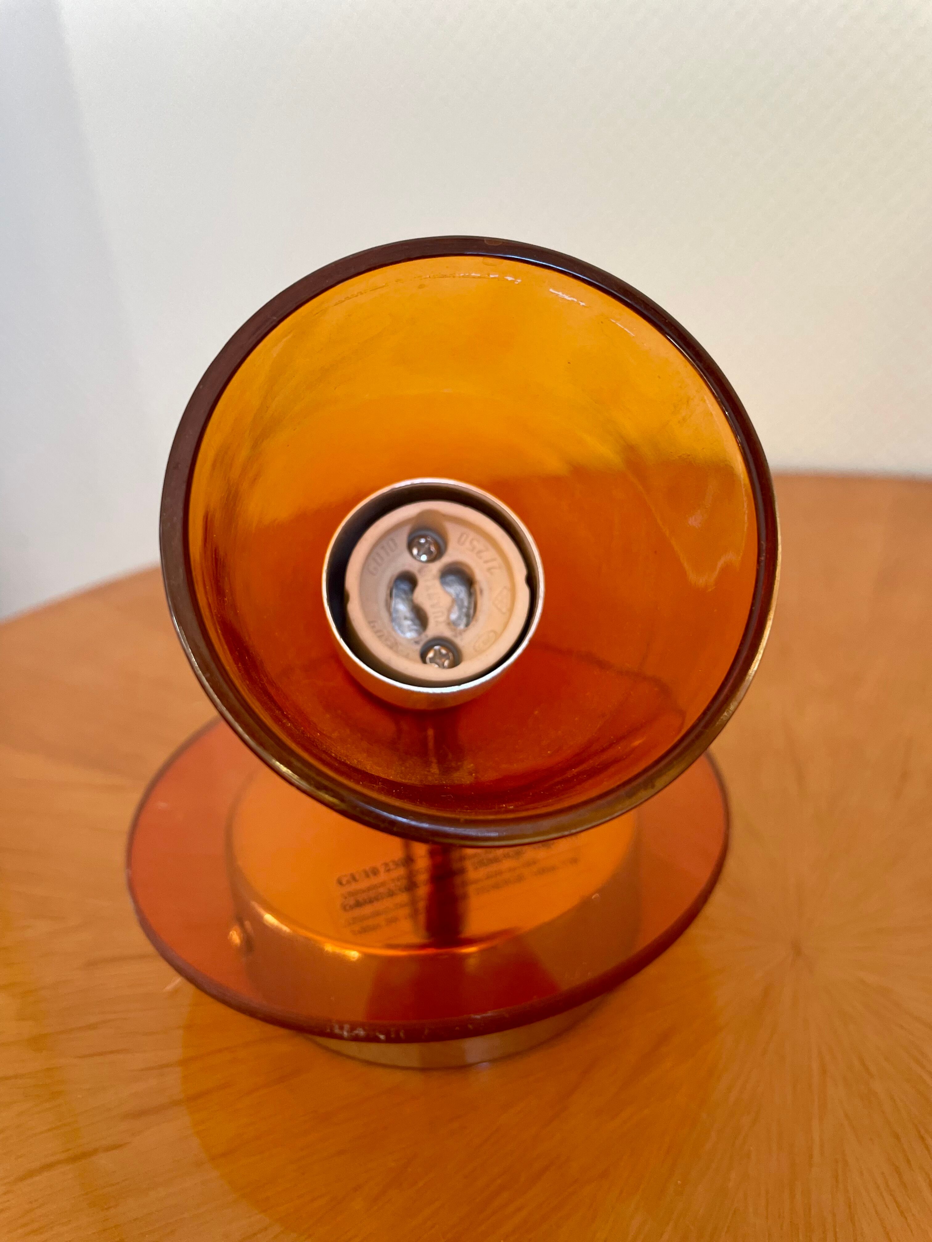 Wall lamps vintage orange lamps