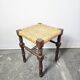 70s Rush Seat Stool