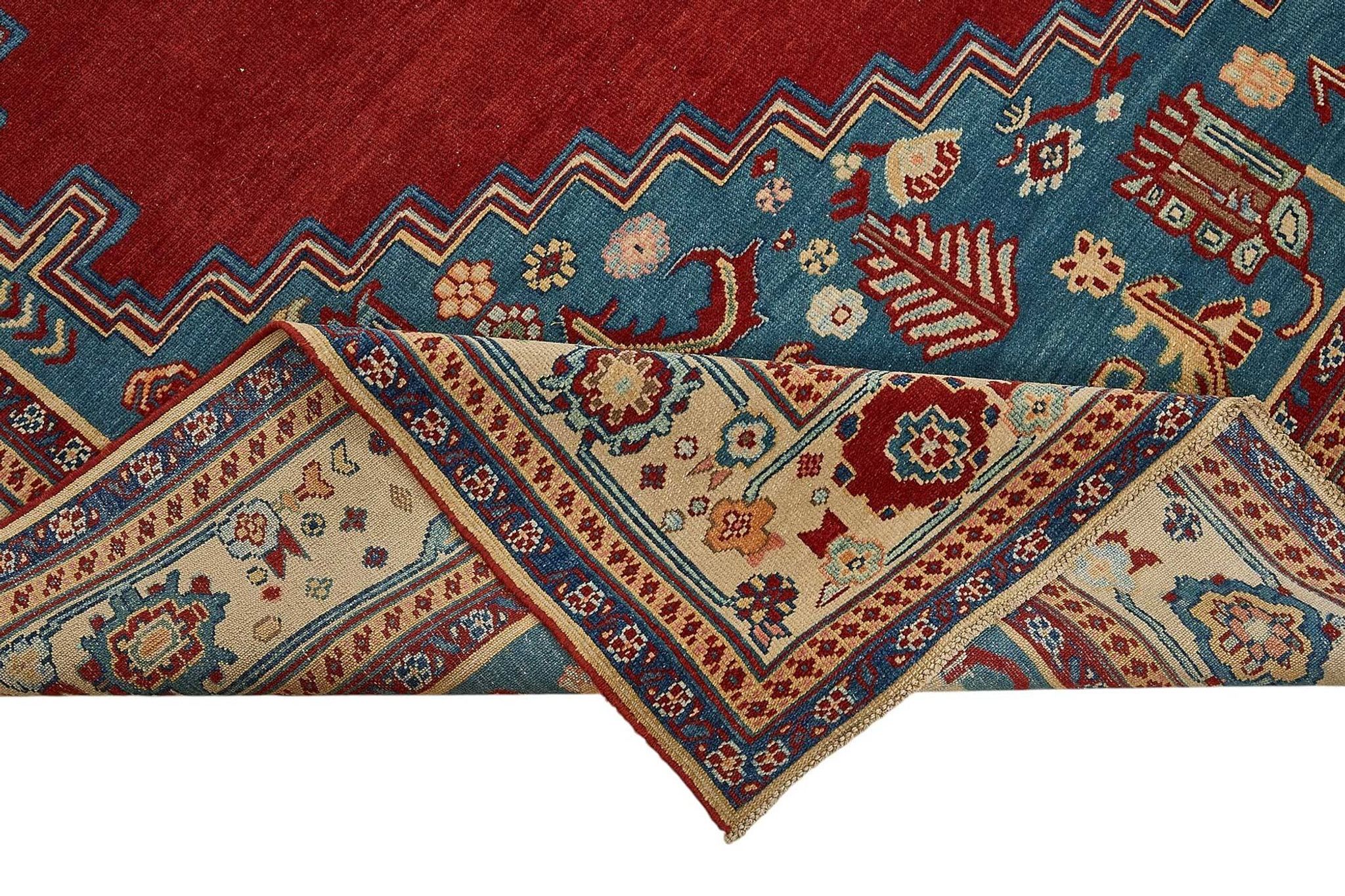 Turkish Handknotted Wool Oushak Rug 292 cm x 361 cm