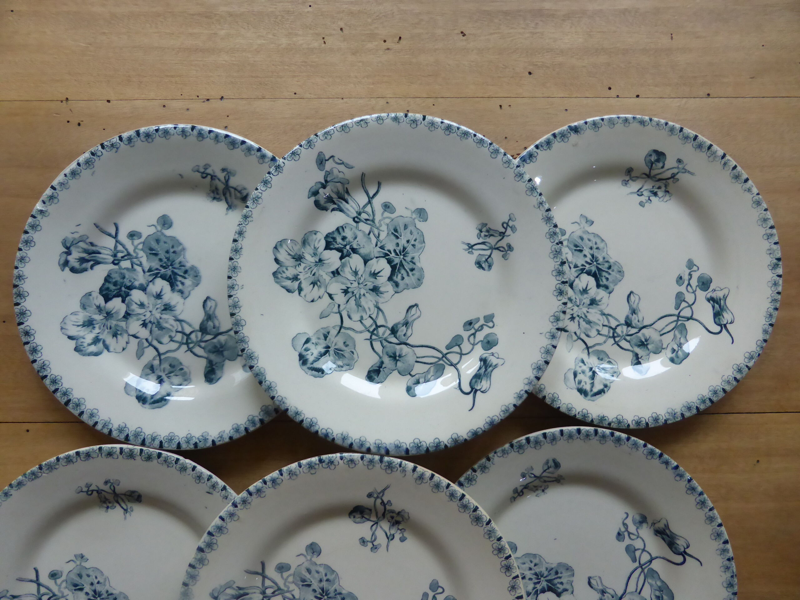 6 Gien iron earth plates