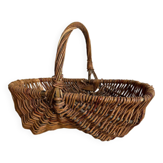 Vintage type wooden basket