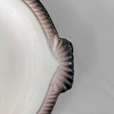 Set of 4 hand painted plates 'Copenhague' by Longwy
