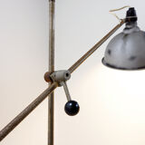 Industrial articulated floor lamp