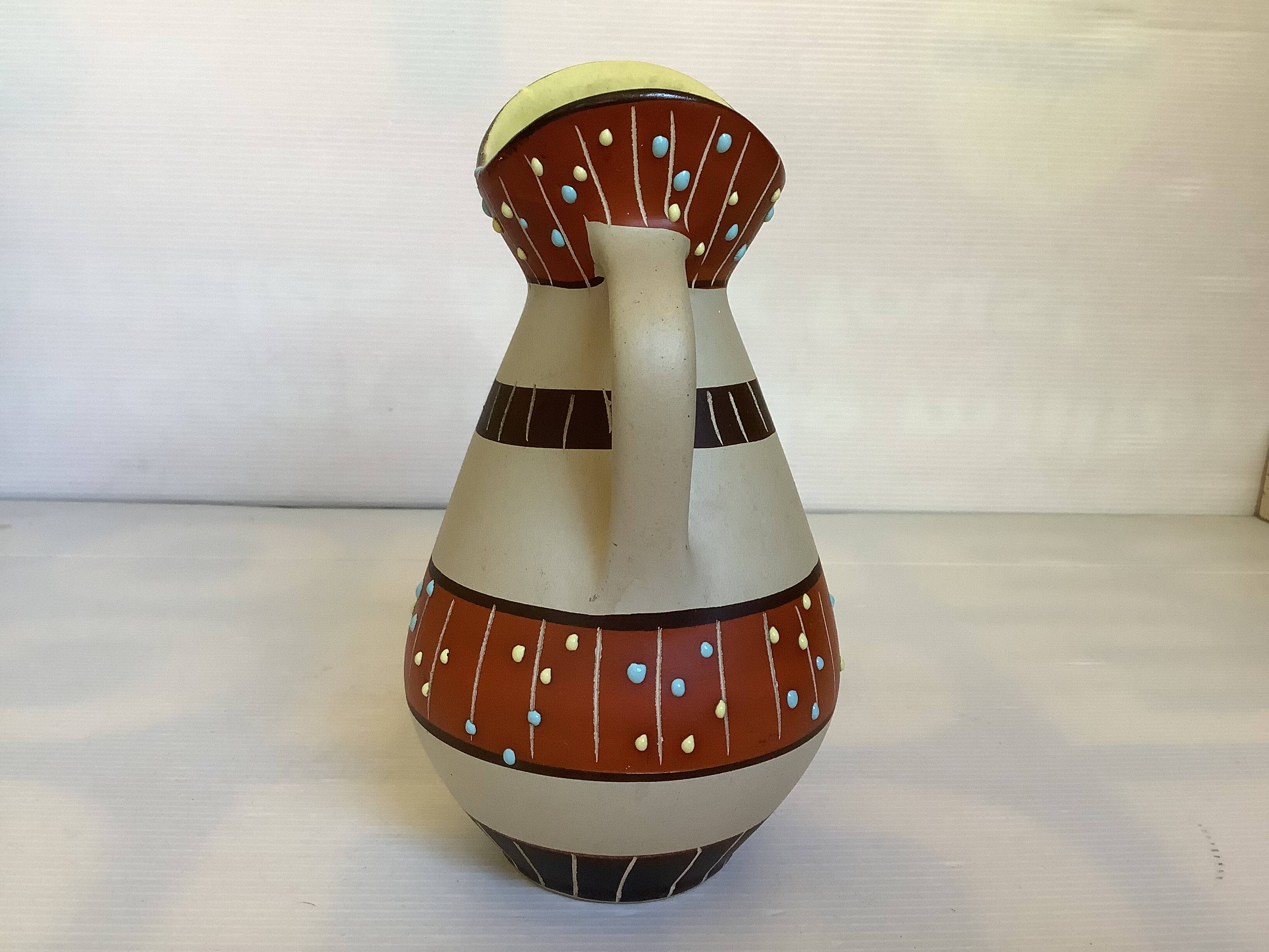 Pitcher vase Otto Georg Bühler for Marzi and Remy Germany