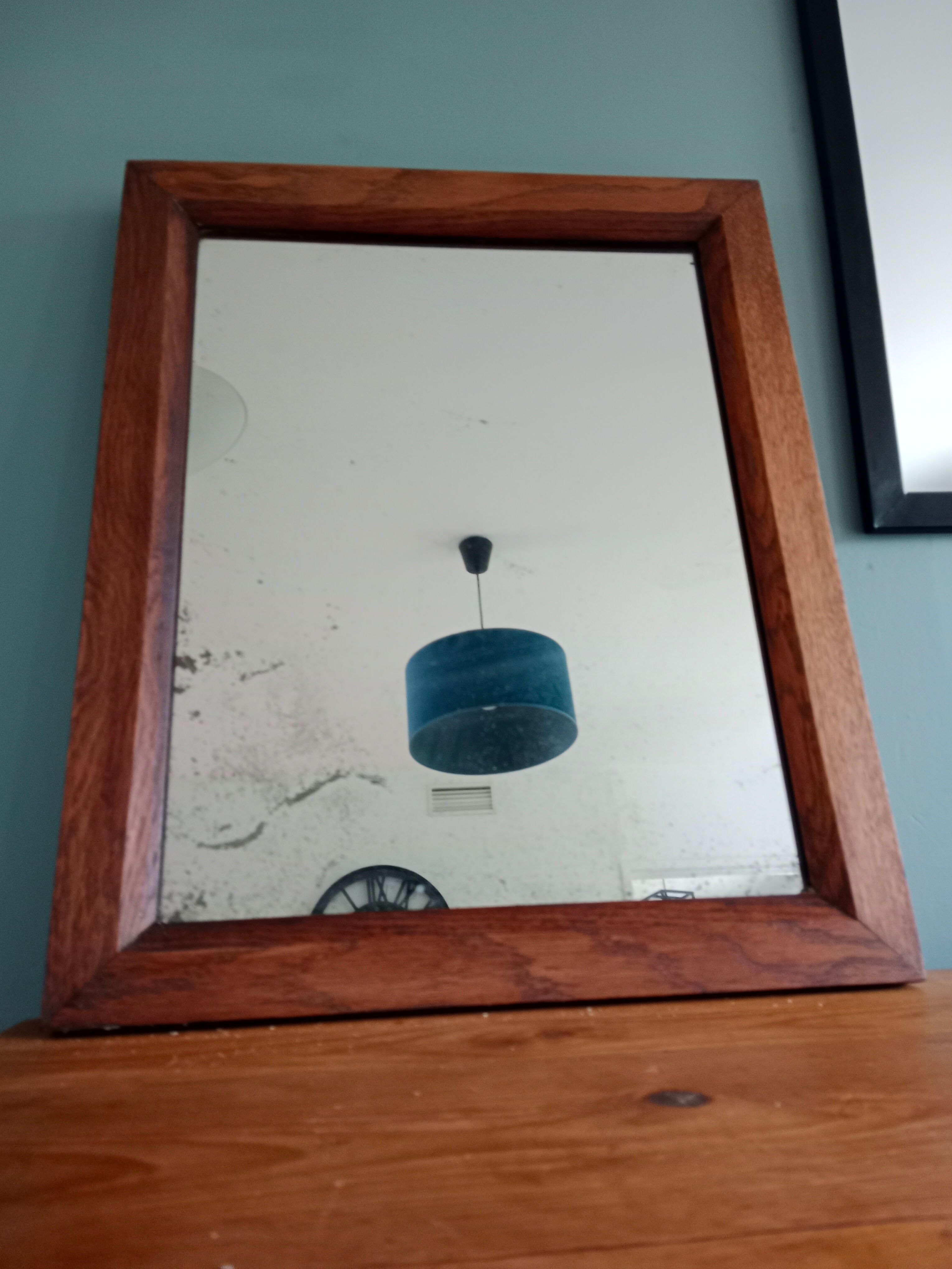 Piqué mercury mirror, 63x51 cm