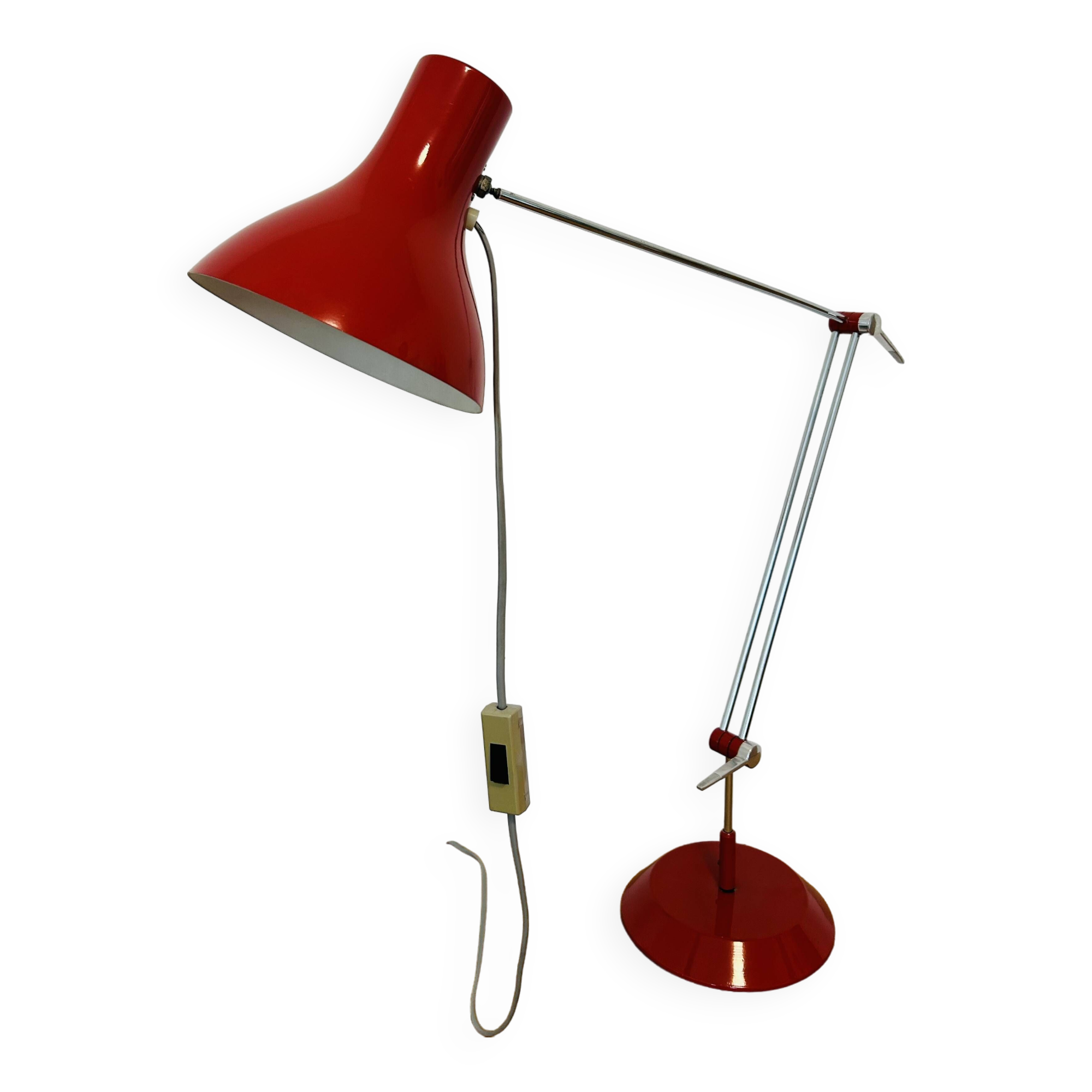 Lampe de bureau vintage par Josef Hurka pour Napako, Tchécoslovaquie 1970