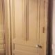 Haussmannian door 83x219 with old glazed transom frame 100x310 interior