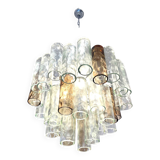 Vintage Murano Glass Tronchi Chandelier