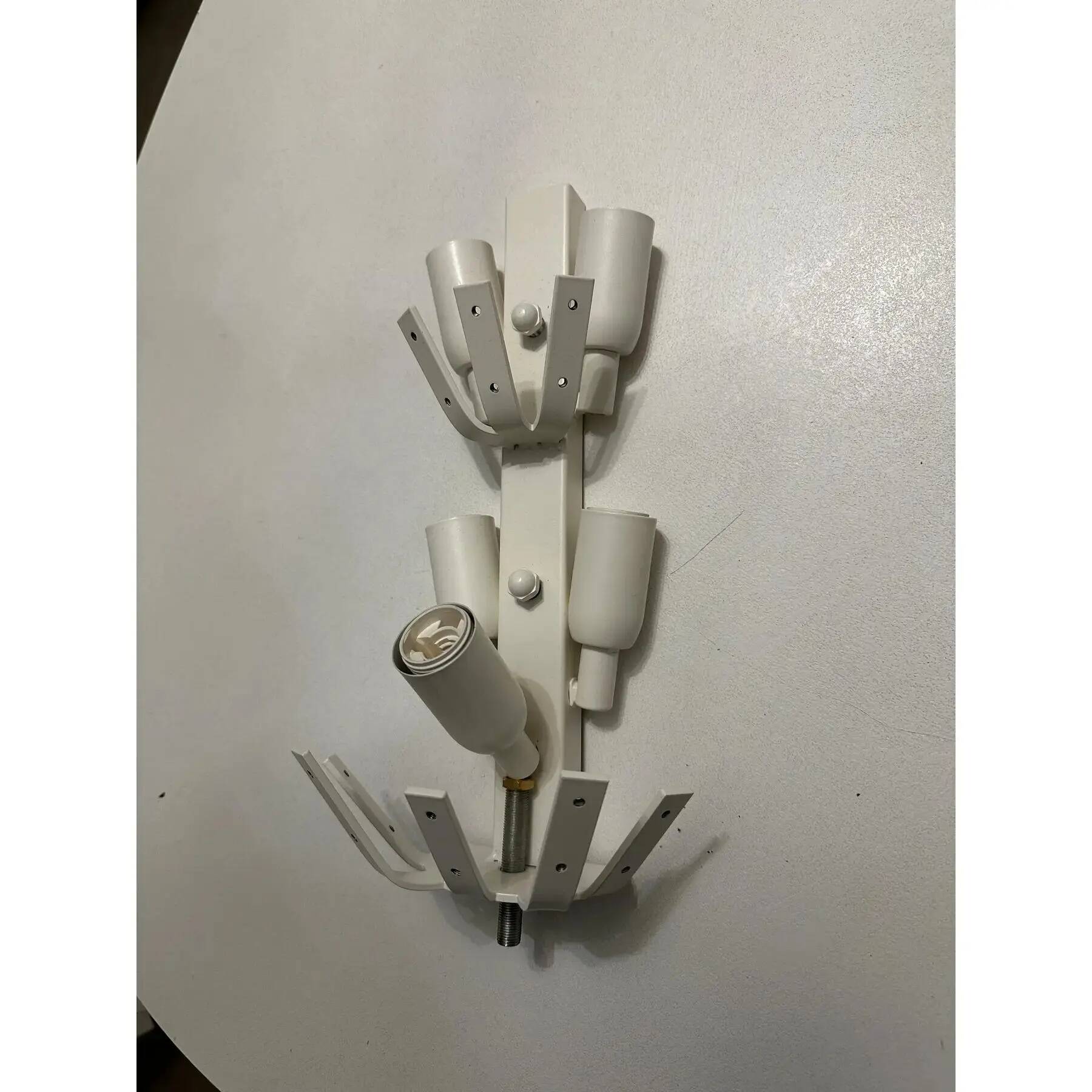 Gold “Graniglia” Leaf Murano Glass Wall Sconces in Venetian Style - a Pair