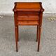 Table d'appoint chevet Style Louis XVI en merisier massif à cannelures 1960